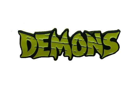 Atom Age Industries Demons Logo Pin