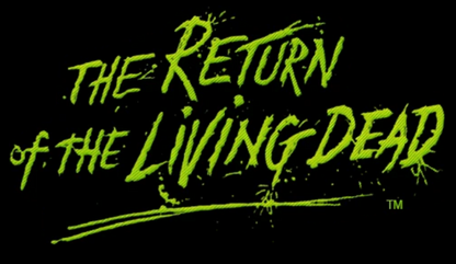 Atom Age Industries The Return of the Living Dead Glow in the Dark Embroidered Patch