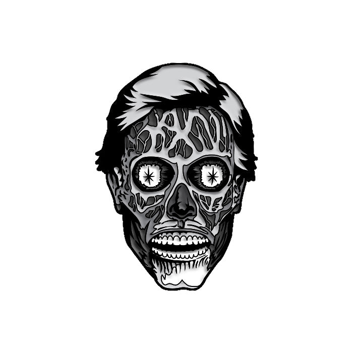 Trick or Treat Studios They Live - Alien Black and White Pin