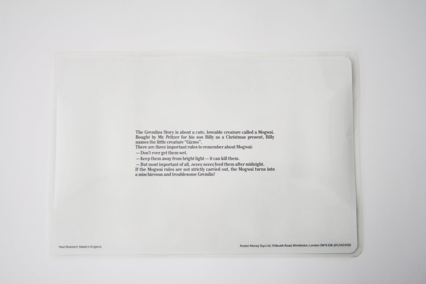 Gremlins Placemat