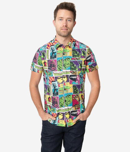 Unique Vintage X Universal Monsters Monsterror Men's Fit Shirt