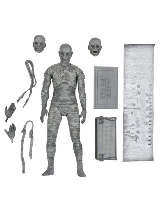 NECA - Universal Monsters Mummy Ultimate 7" Figure (Black and White)
