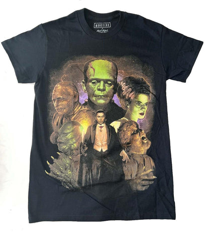 Rock Rebel - Universal Monsters Collage Tee
